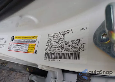 2023 Honda Accord Lx from USA, damaged, VIN 1HGCY1F28PA010978